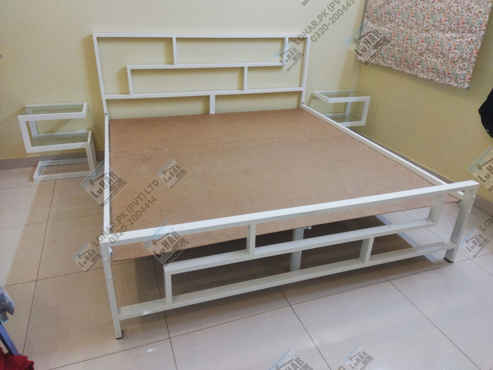 Iron double bed