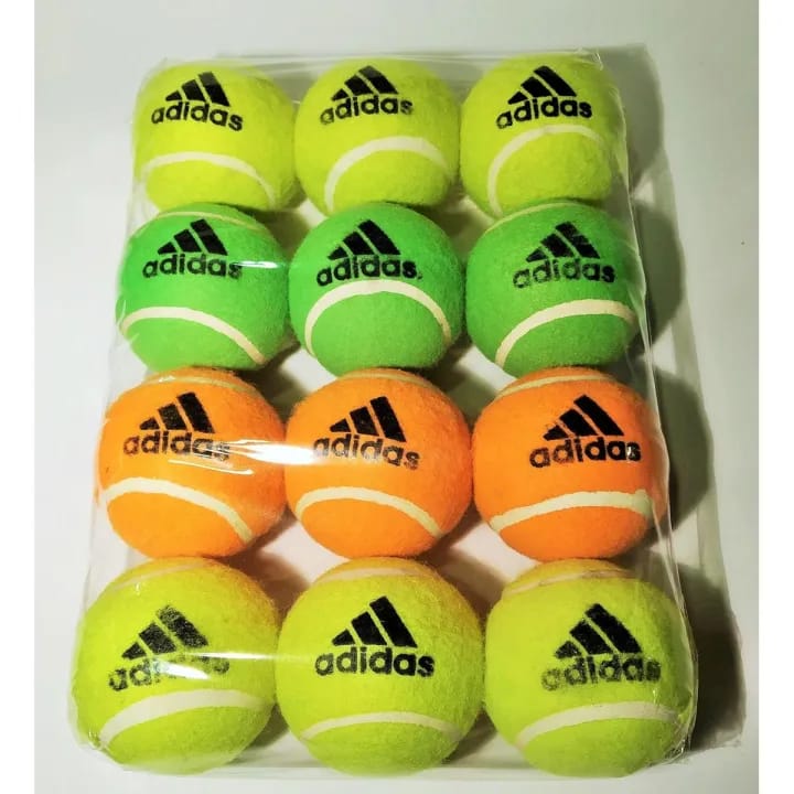 Pack Of 3 High Quality Rubber Core Tennis Cricket Balls For Practice Indoor Court Use Beginner Level Durable Construction Suitable For Training And Recreational Play Random Color Option