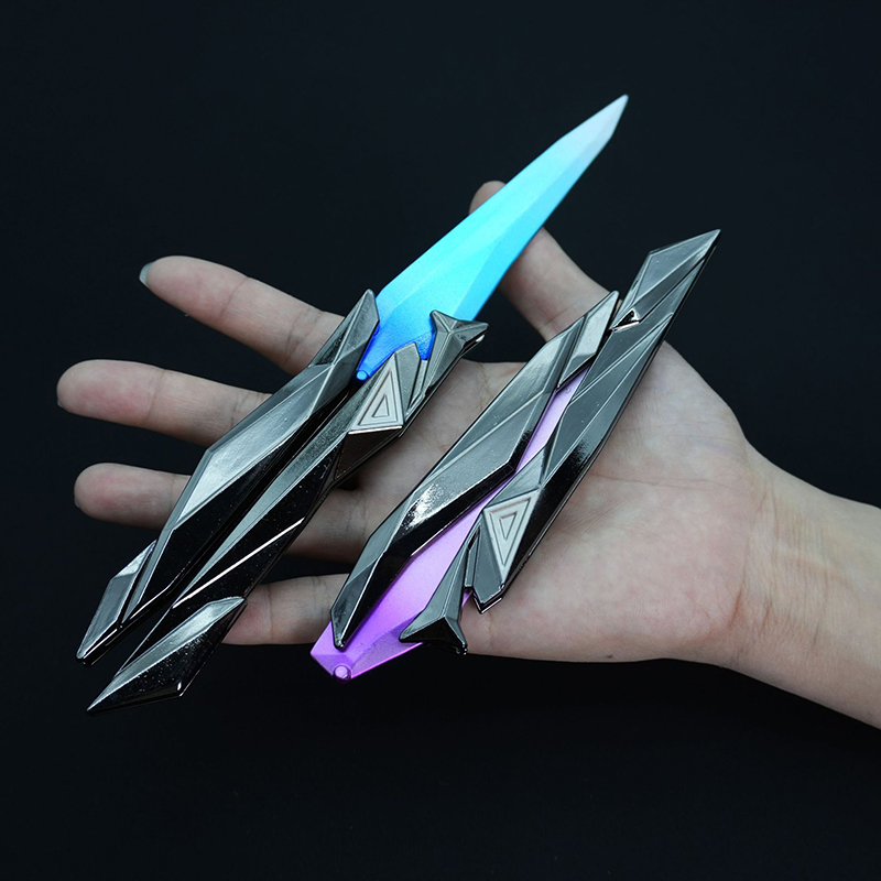 Hot Sale  Shooter Foldable Butterfly 3D Engraved Collectible Weapon Portable Melee Gear For Cosplay/Gaming Accesso