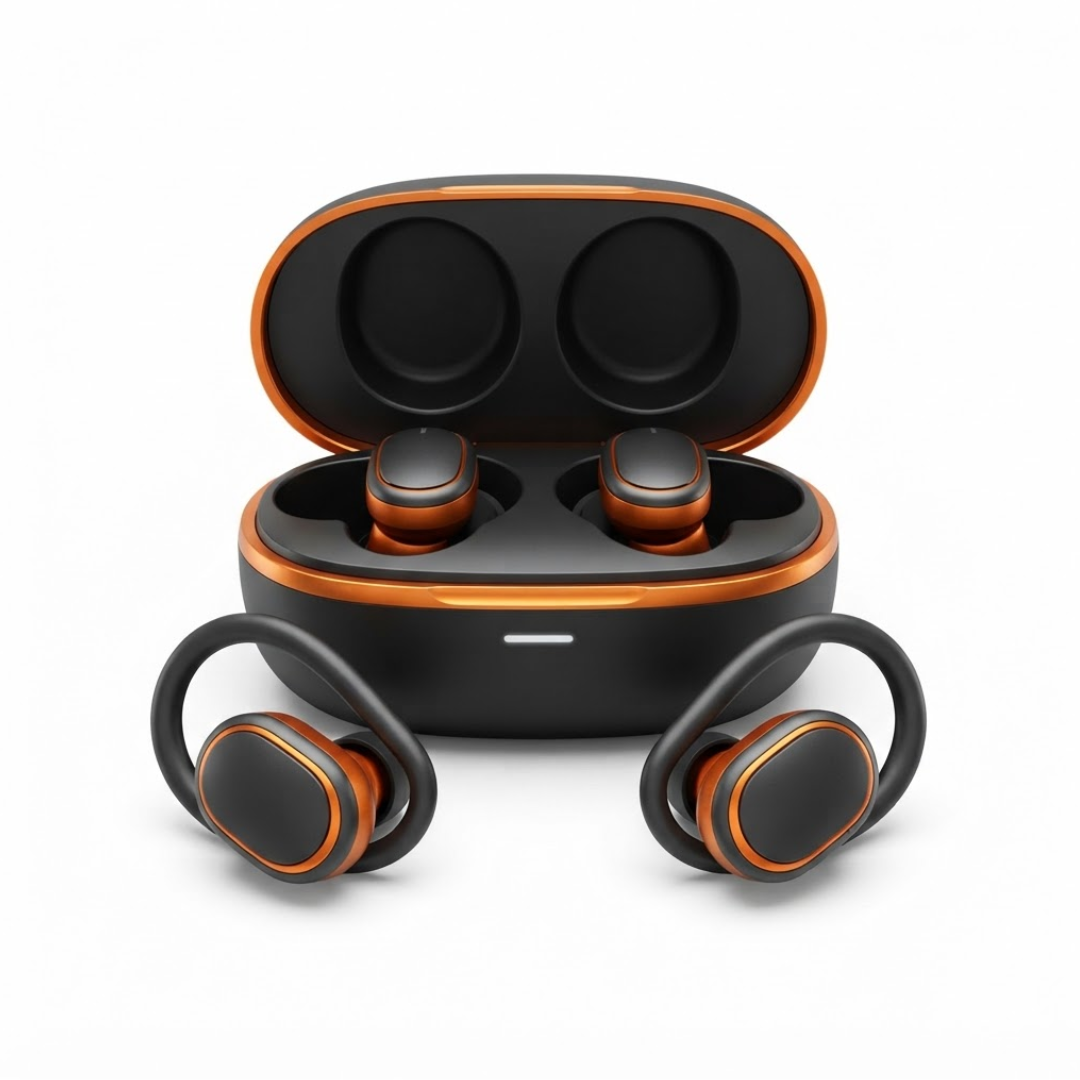 Rechargeable TWS Earbuds with Long Battery Life, Smart LED Digital Display Wireless Bluetooth Earphones