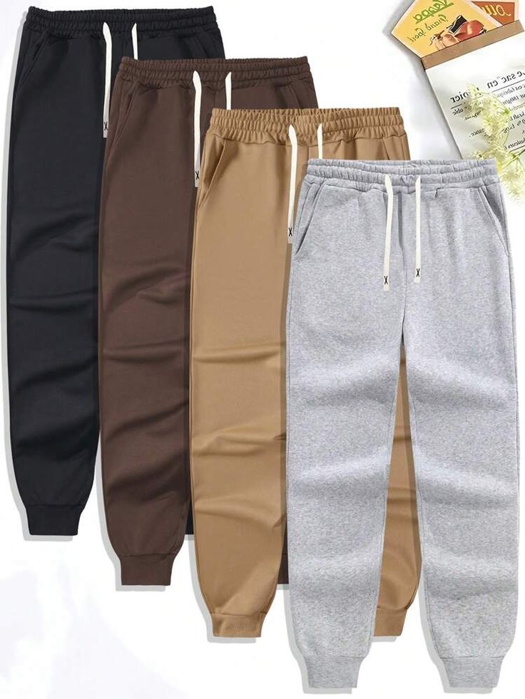 Trousers For Mens Black Grey Blue and Charcoal French Terry & Fleece Cotton Trousers For Summer & Winter Gym Sports and Jogging Sweatpant