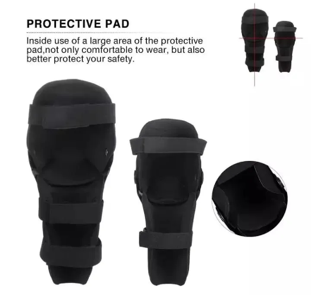 High-Quality Motorcycle Knee & Shin elbow Guards Protective Gear Set for Riding bike Safety - New knee pad