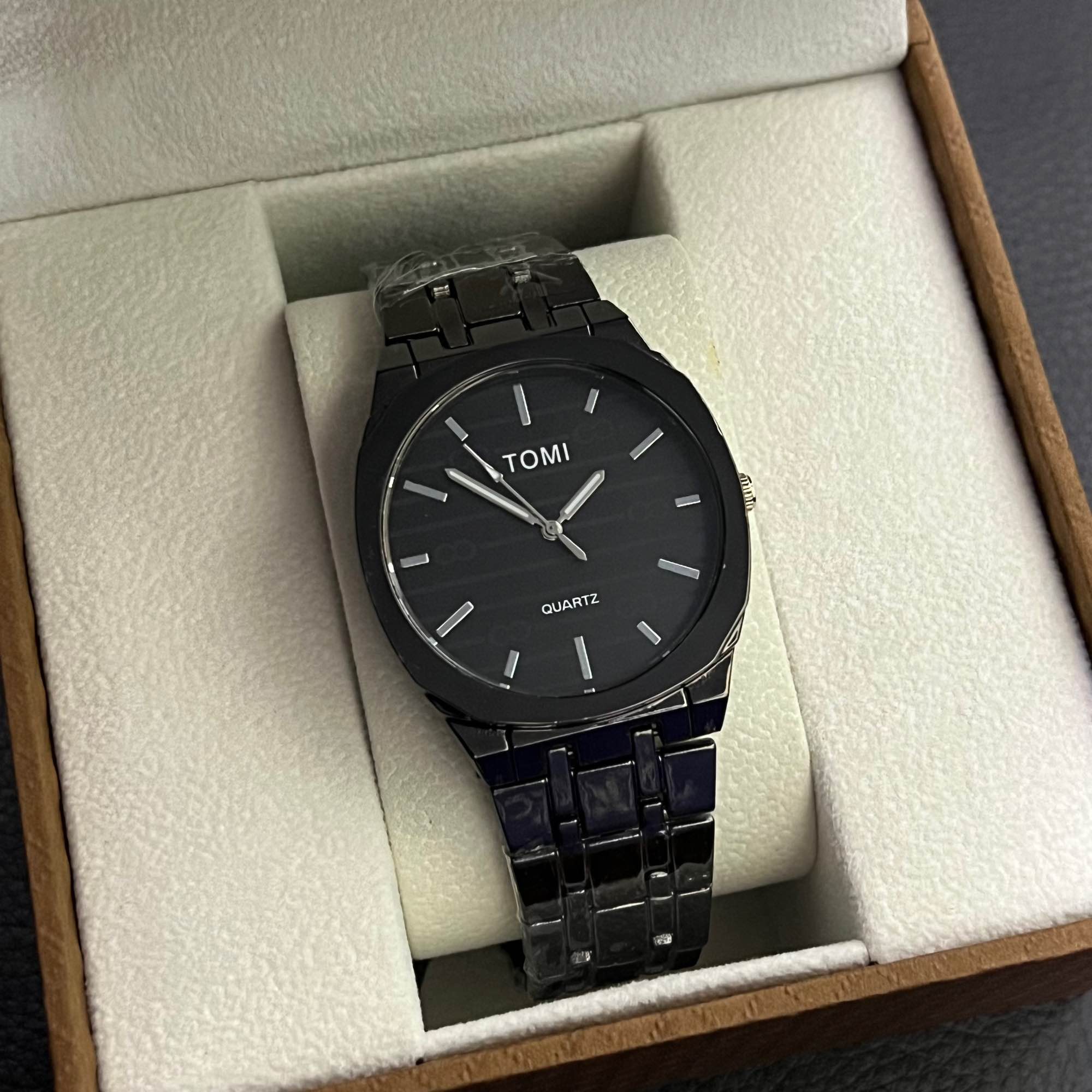 TOMI Luxury Quartz Watch for Men -Octagonal Dial, Casual & Business Men's Wrist Watch