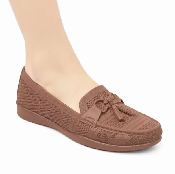 Women Nylon Loafers & Moccasin Shoes for Women Rubber Rain Shoes Waterproof Soft Shoes for Women
