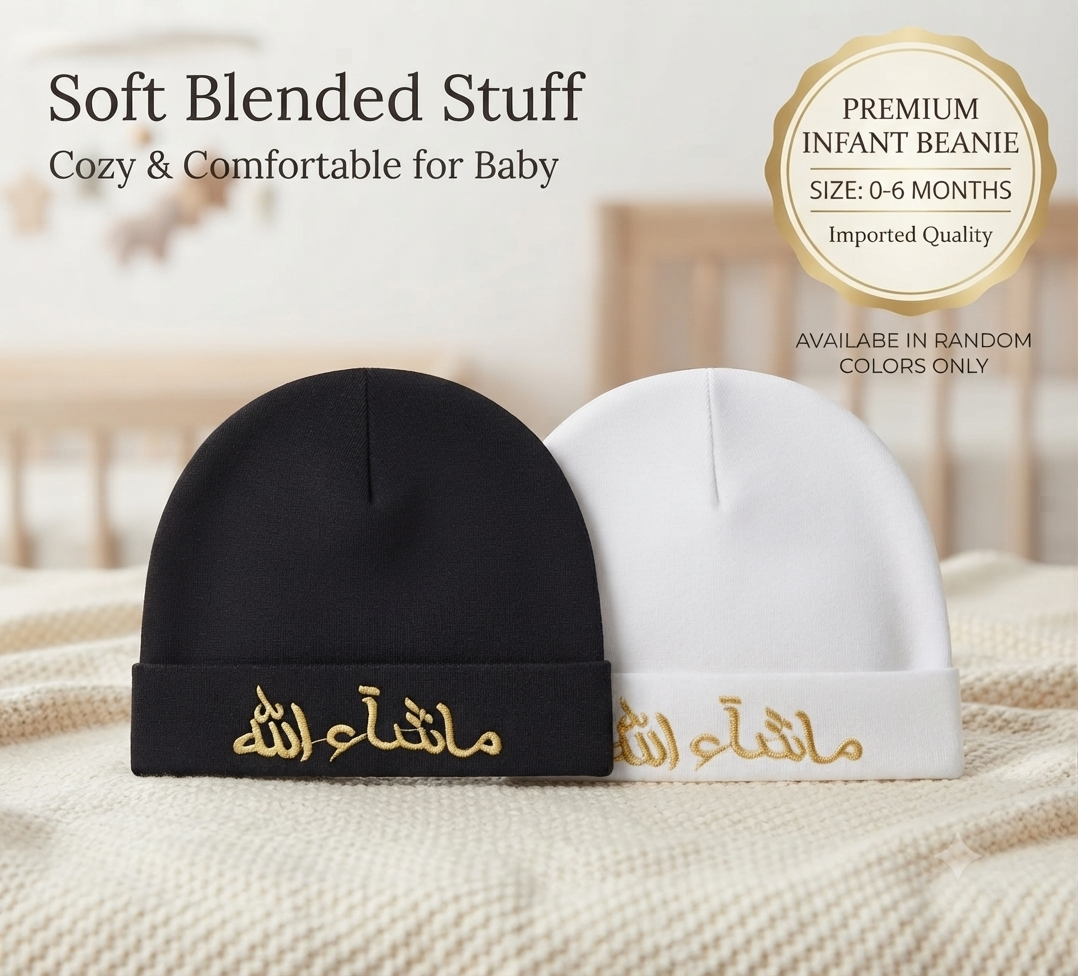 Cap For New Born Baby - Cap for save baby from evil eye - caps & hats - Newborn accessories - Newborn summer accessories
