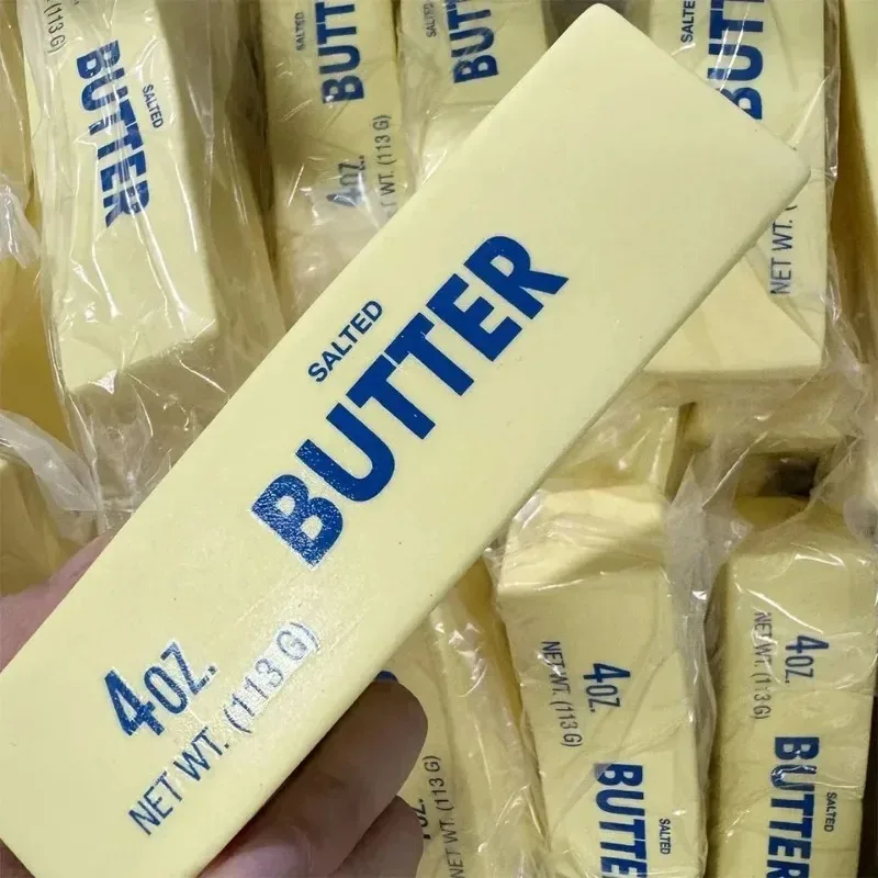 Soft Butter Stick Squishy Toy Slow Rising Squeeze Toy Butter Bar Brick Squishy Fidget Toy Anti Stress Release Hand Relax 