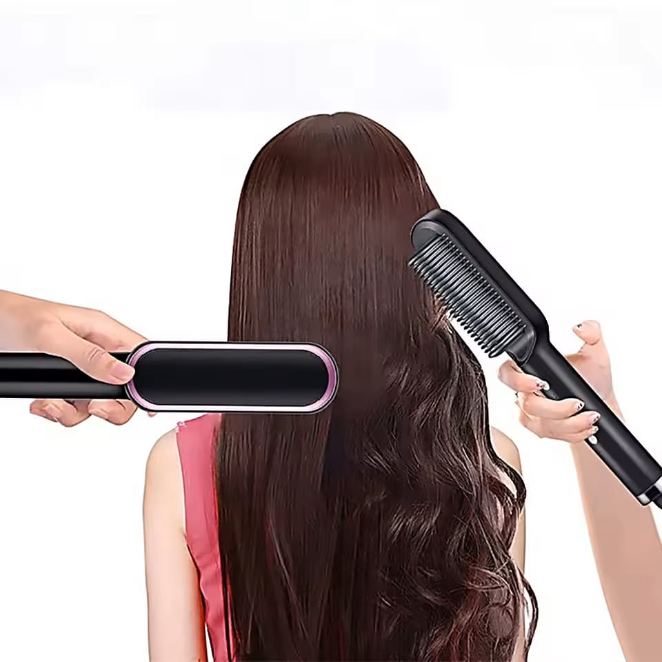 Electric Hot Comb Hair Straightener