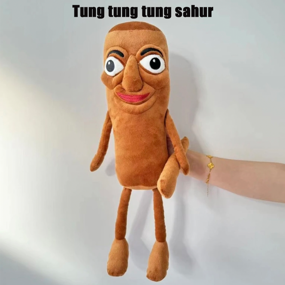 Fun Plush Doll Tung Tung Tung Sahur And Tralalero Tralala Shark Anime Character Styling Stuffed Soft Pillow Custom Toys 