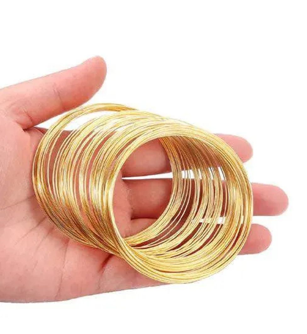 Silver Memory Wire Memory Wire Pack of 10/20 Pieces - Wire For Bracelete Making - DIy ...