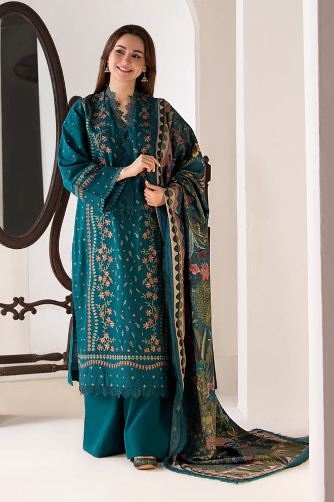Women & Girls Unstitched 3PC Embroidered Lawn Dress – New Arrival Ladies Suit | Elegant Summer Clothes Collection | Women Dresses