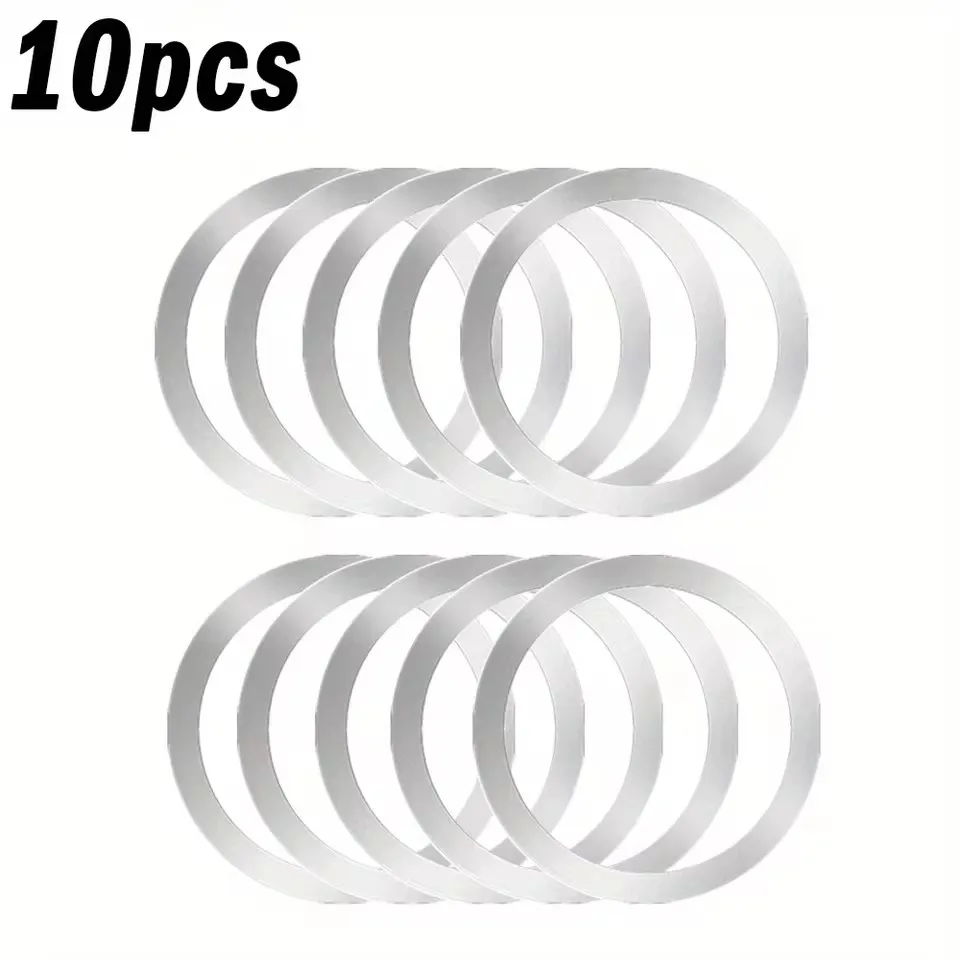 Stainless Steel Universal Magnetic Metal Plate Ring For Magsafe Wireless Charger Iron Sheet Sticker Magnet Car Phone Holder