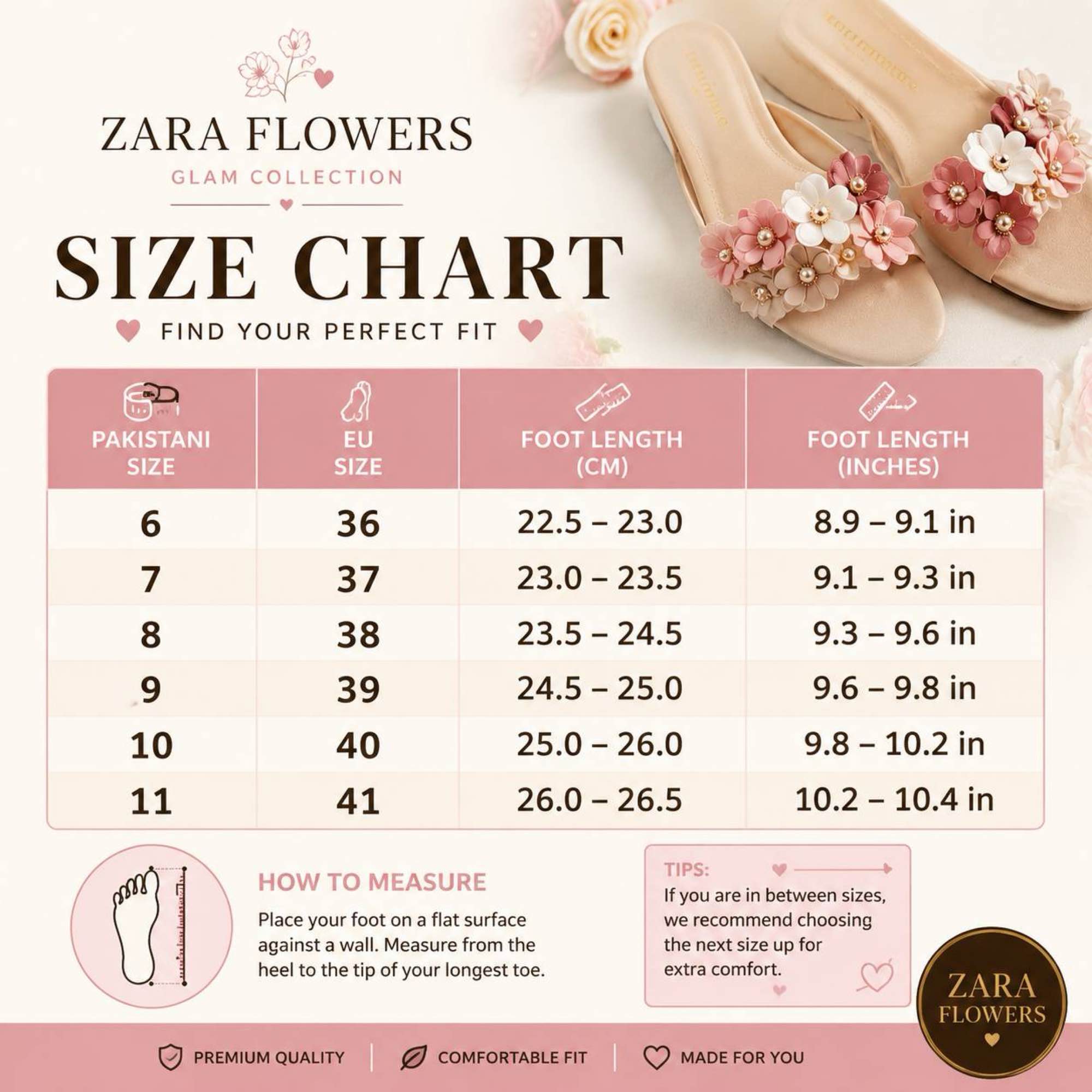 New Style Zara Flowers Heels For Girls&Women