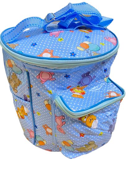 Mummy Handbag Large Capacity Baby Diaper Nappy Changing Bag - Round Diaper Bag