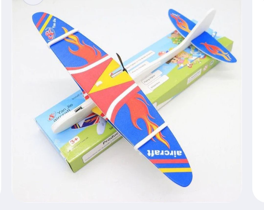 Electric glider plane - Rechargeable-foamic material