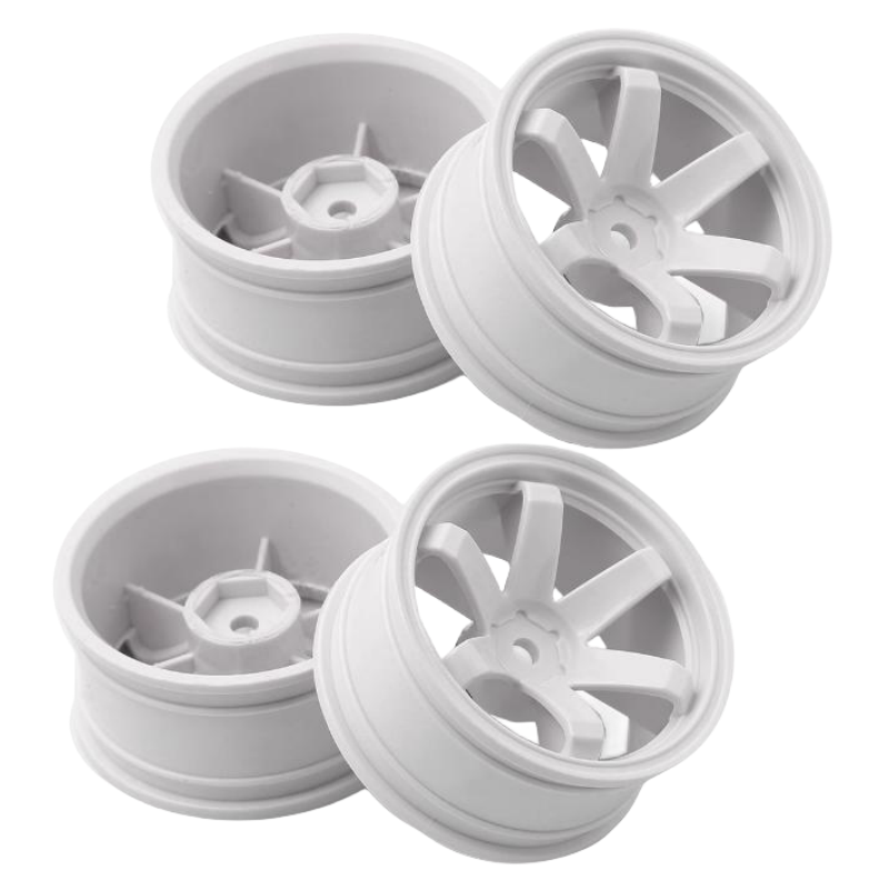 4pcs 52mm 1/10 RC On-Road Drift Racing Car Plastic Wheel Rim Wheel Hubs for Tamiya XV02 Kyosho HSP HPI Sakura Traxxas RedCat