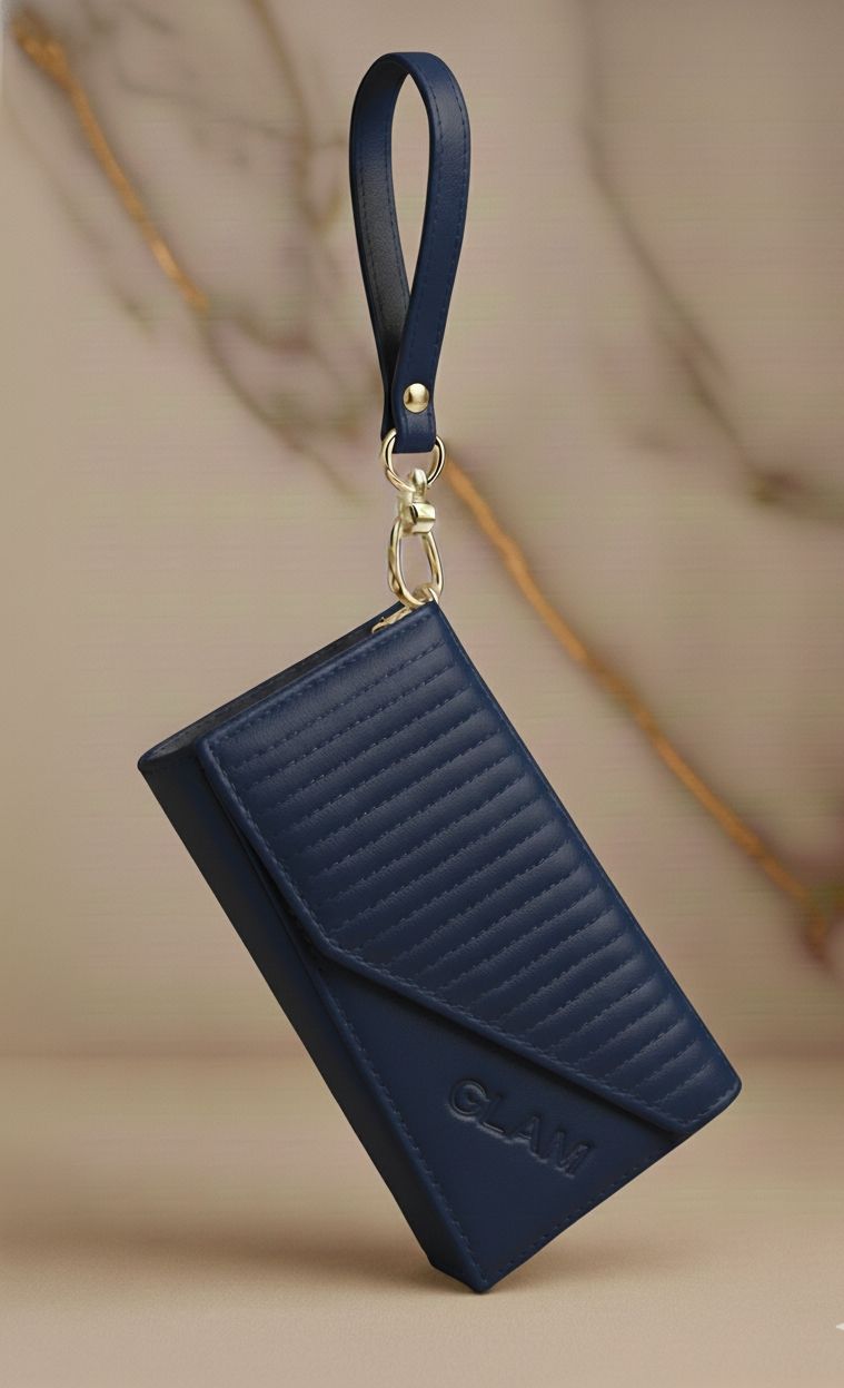 Fancy Hand Clutch for Girls & Women | Long Purse Wallet with Wristlet | Stylish Ladies Clutch Bag