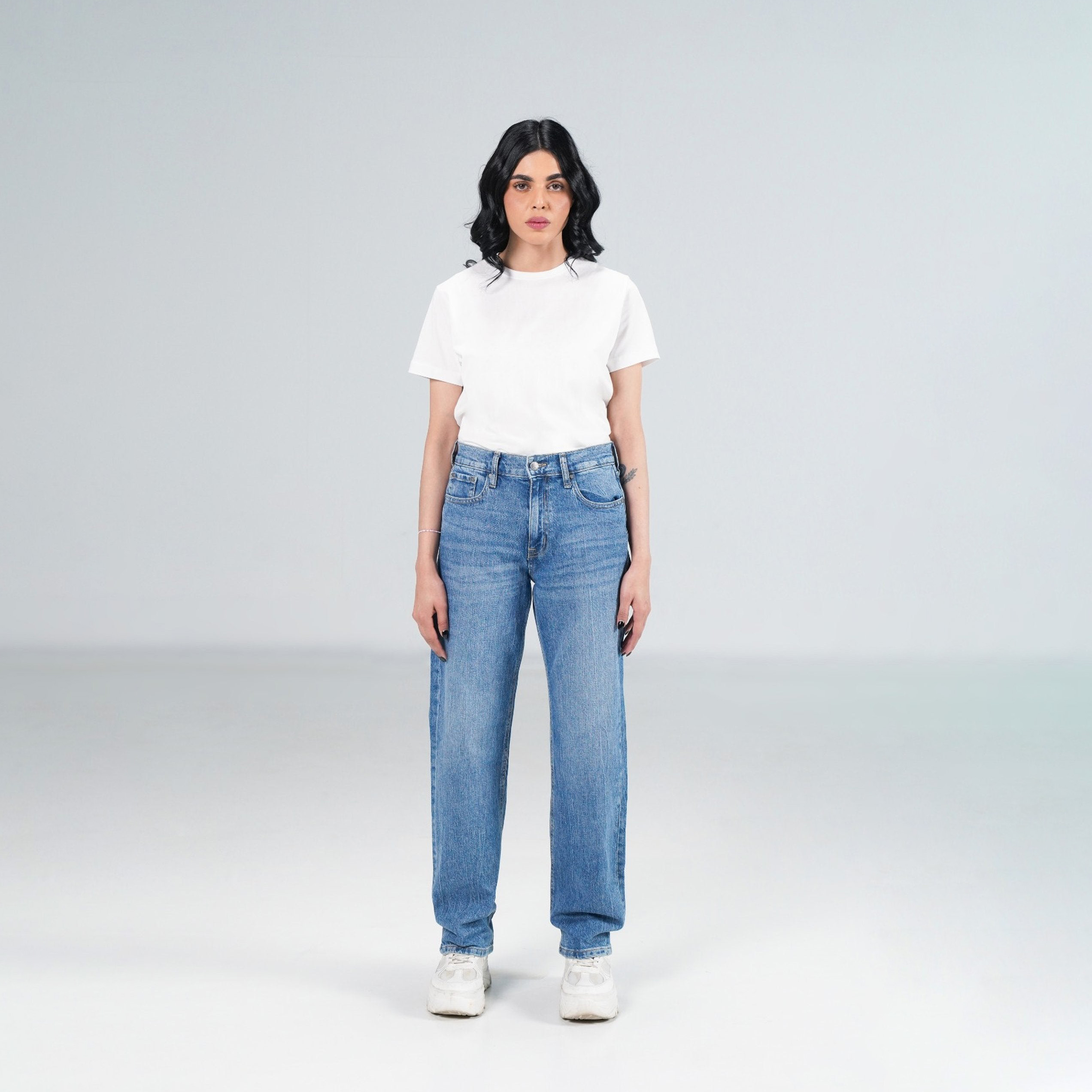 Rockstar Jeans - High Rise Baggy Jeans For Women - Denim Full Pant For Women