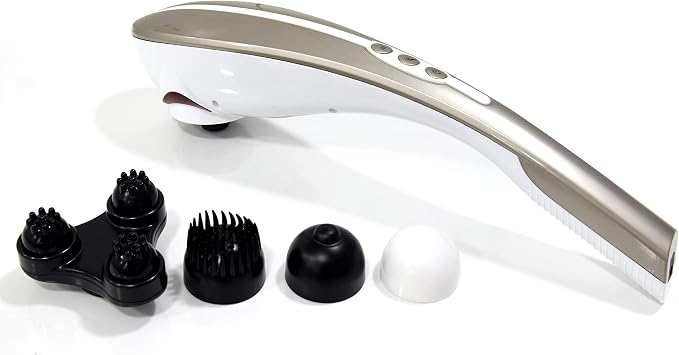 Deep Tissue Percussion Massage Gun EM-4170 | Adjustable Speed Electric Muscle Massager | Full Body Handheld Massage Gun for Back, Neck, Shoulders, Waist & Legs