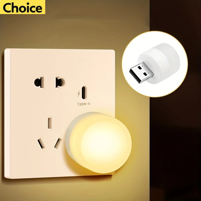 USB LED Night Bulb | Night Bulb | LED Night Light | USB Light | USB Bulb | Night Light | Universal for Laptops, Power banks, Mobile Chargers & Other USB supported port (Pack of 1 & 2)