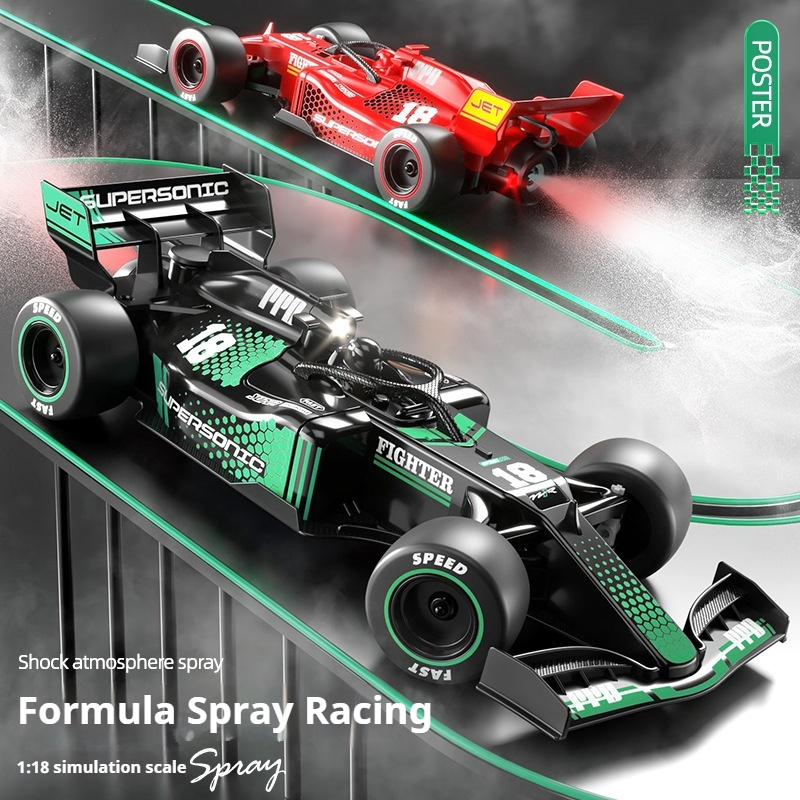 RC Formula 1 Racing Rocket Car with Spray & Light Effects with high speed