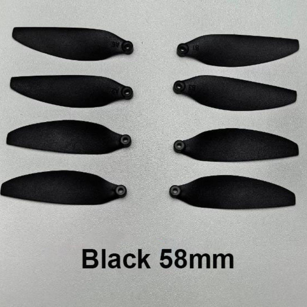 Universal Folding Propeller Plastic 58/64/66/70mm Quadcopter Spare Blade Black Coffee Remote Control Parts Blade Accessories
