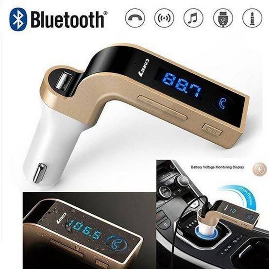 Bluetooth Car Handsfree FM Modulator - Multicolour
