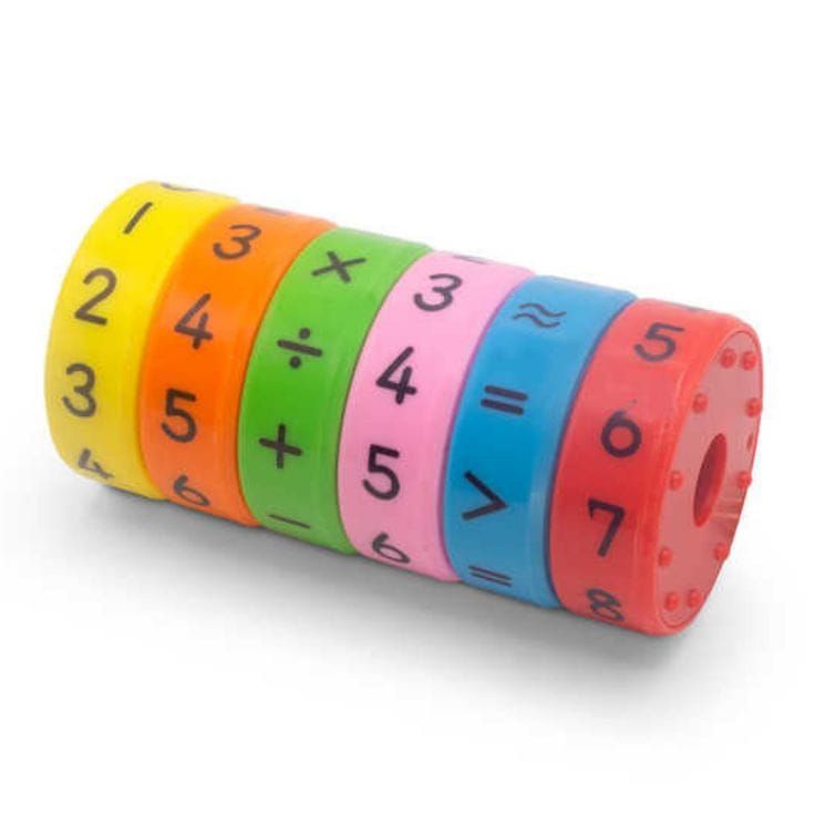 Children Magnetic Mathematics Digital Learning Educational Toys Magic Intelligence Arithmetic Maths Puzzle Cube For Kids Gift  Engaging Maths Teaching Toy: Detachable Magnetic Calculator For Kids - Add, Subtract, Multiply & Divide!