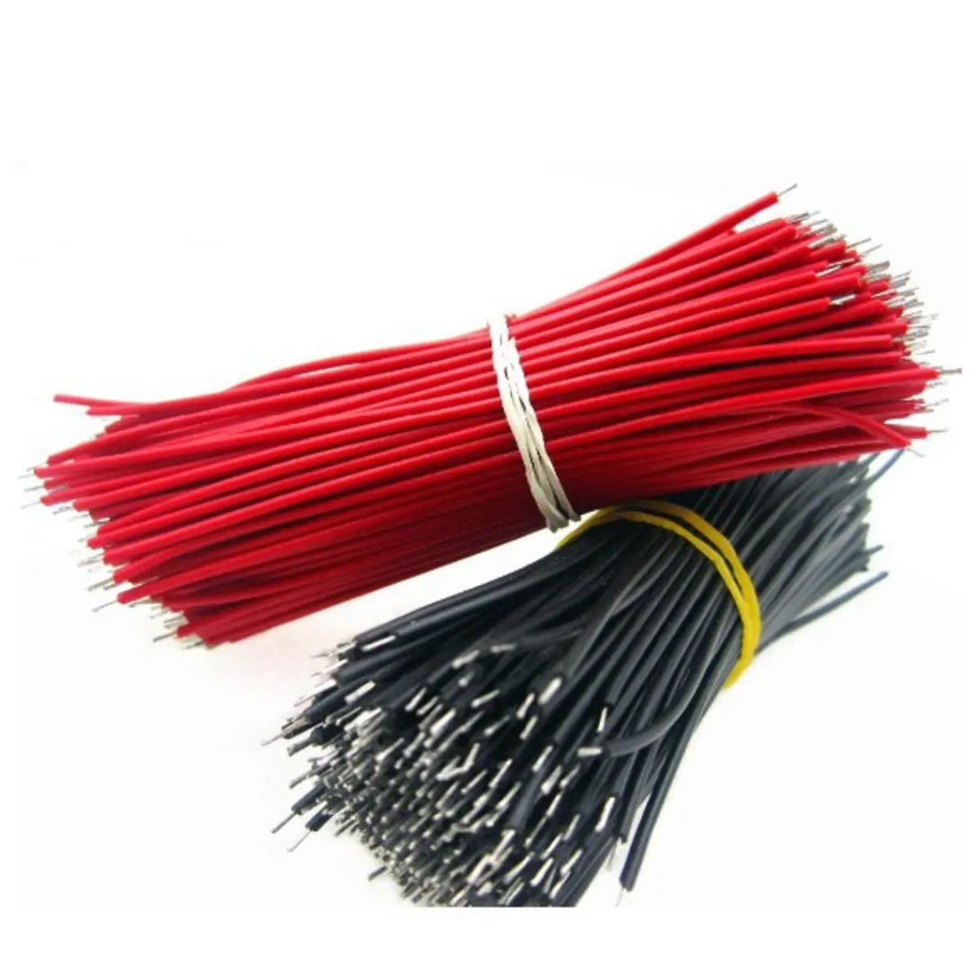 50 Pcs Jumper wires (arduino) 25 Red & 25 Black 8cm Jumper Cable Dupont Wire Electronic Wires Insulated Connecting Jumper Wire Connector Wires DIY Projects