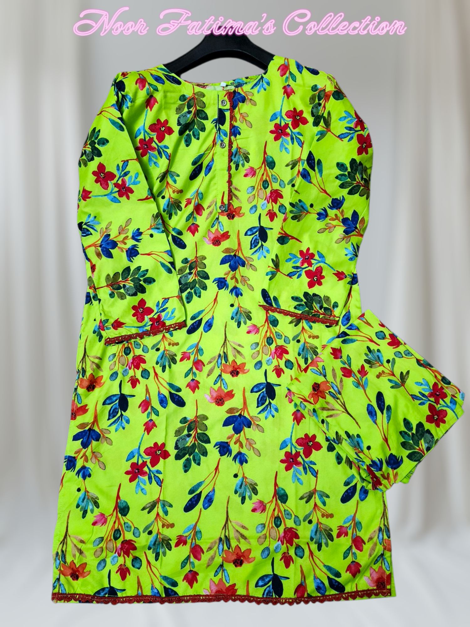 Noor Fatima's Collection Stitched Girls & Women Dress Cotton Casual Summer Wear Stylish Comfortable Outfit