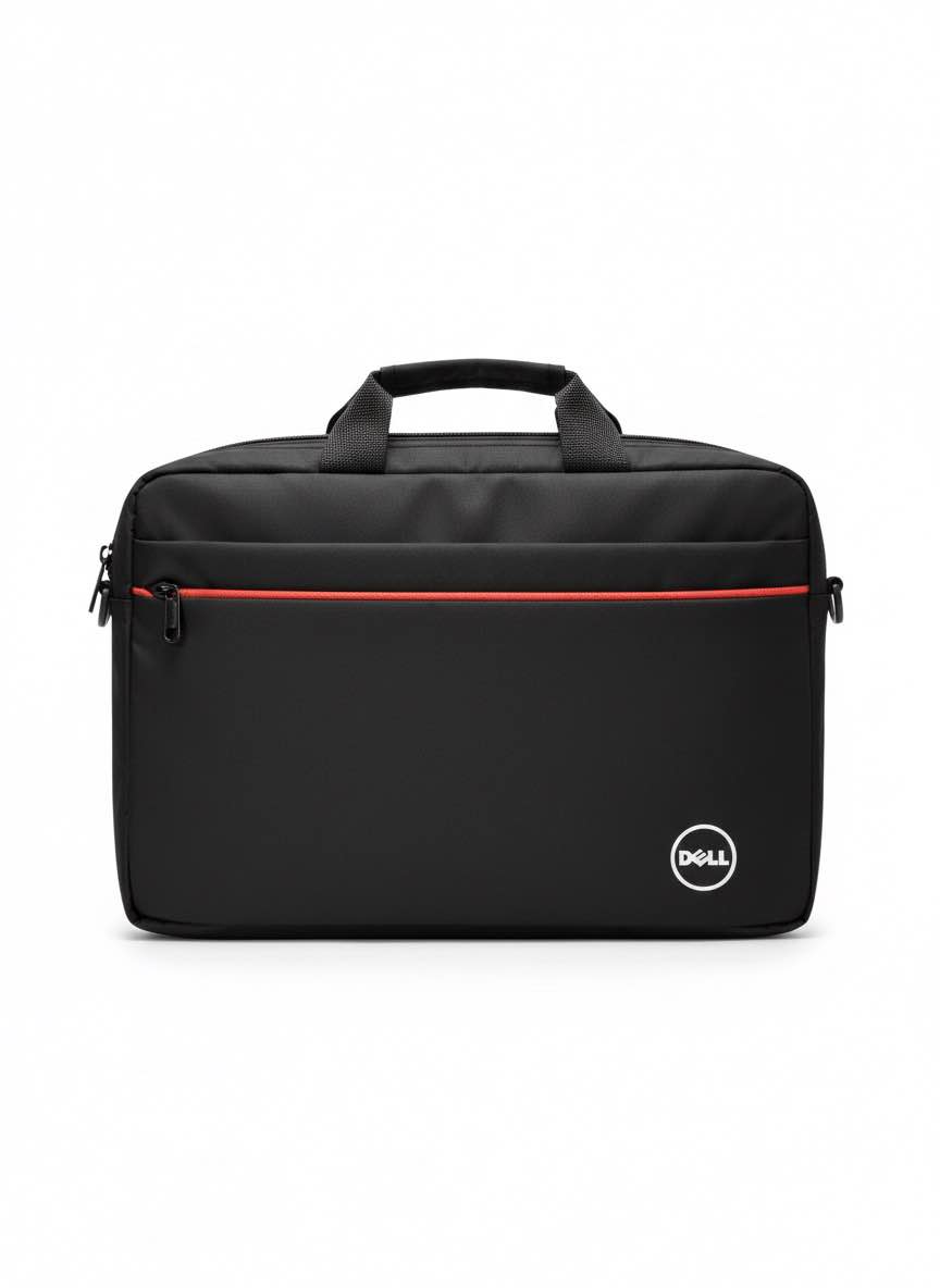 Dell Laptop Bag 15.6" Black Briefcase for Men/Women | Business Office Carry Bag
