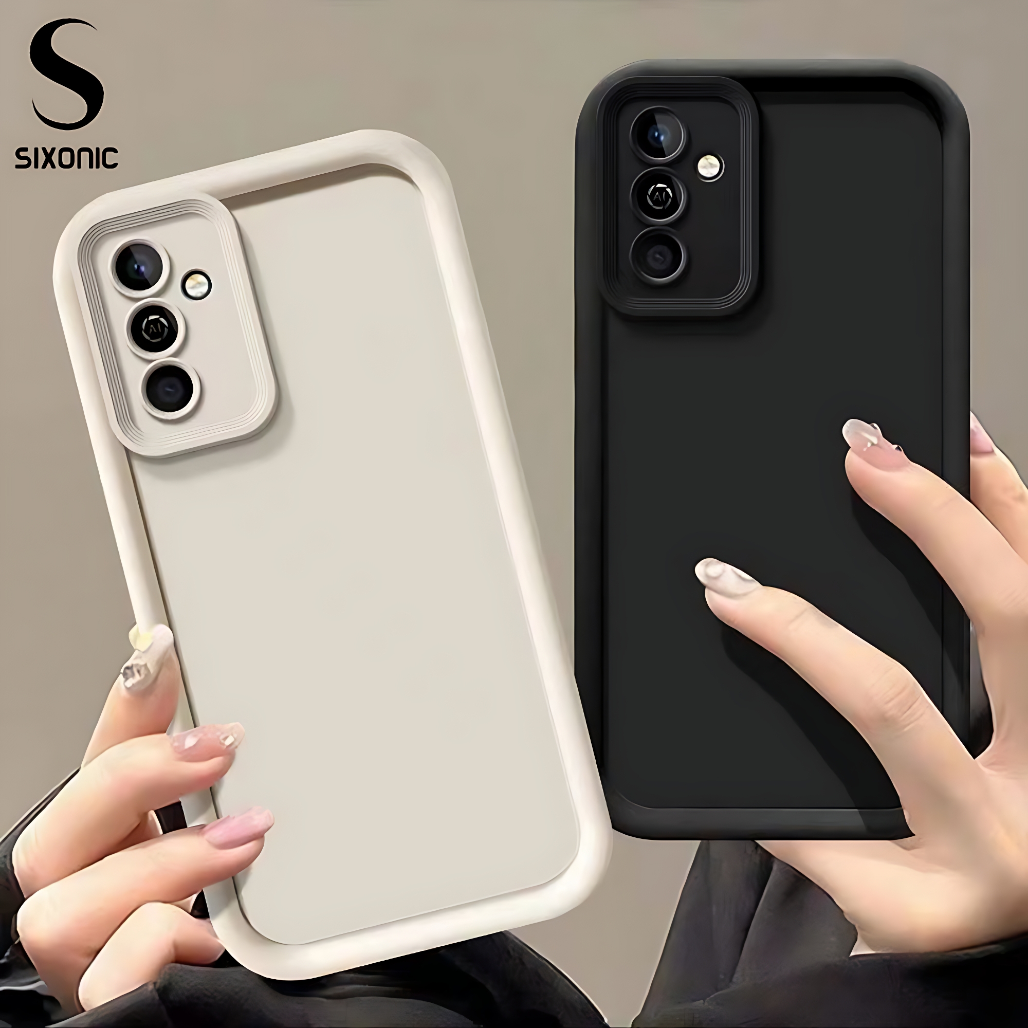 [A17] Sixonic Candy Silicone Cover For Samsung Galaxy A17 Shockproof Soft TPU Back Cover With Camera Lens Protection A17 Cover