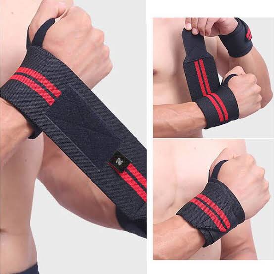 Gym Wrist strap Weight Lifting Fitness Body Building Training Exercise Wrist Wraps support Gym Gloves Power Strap weight Lifting wrist Wraps Bandage Hand Support Brace Gym Straps