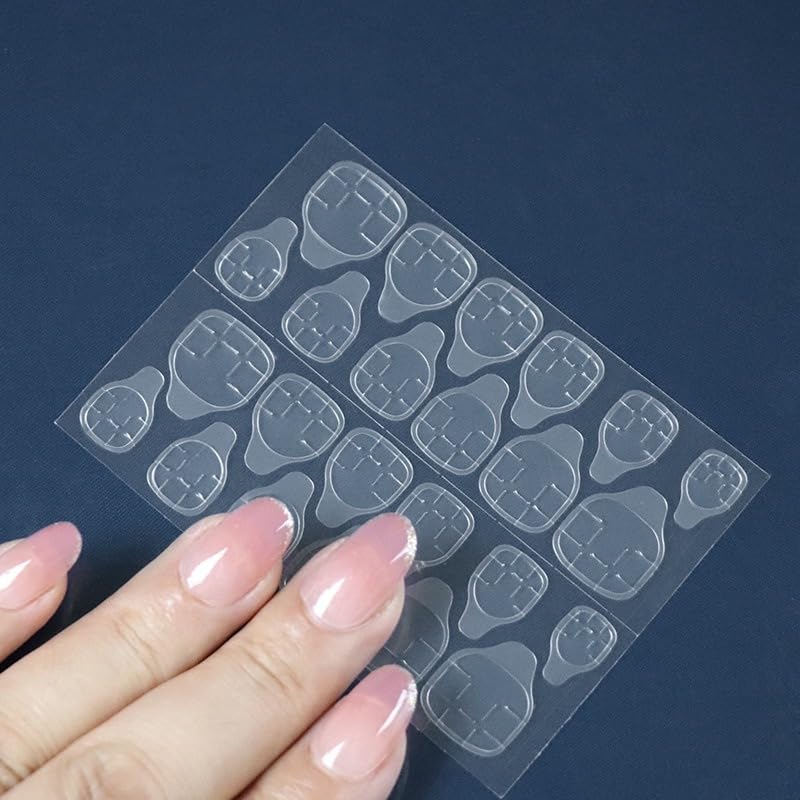 20 sheets Jelly nail stickers on the face, waterproof, adhesive, wear-resistant, false nails, high viscosity