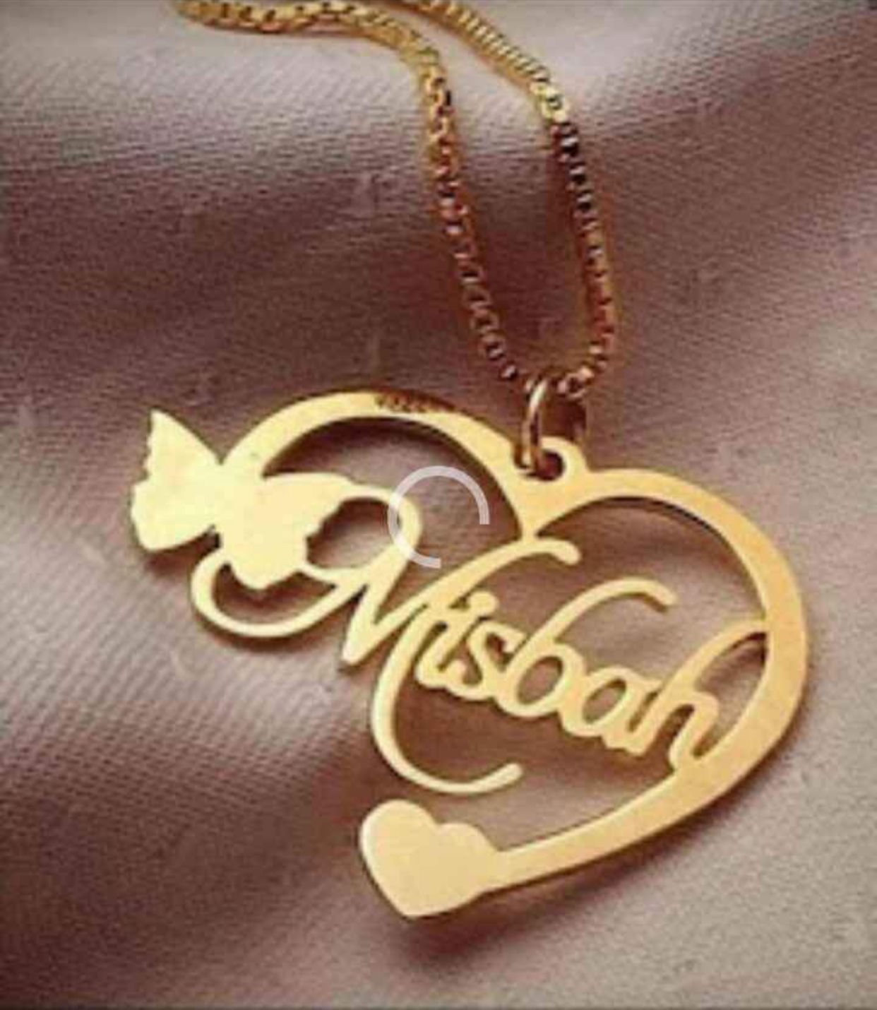 Customize Golden Heart Locket