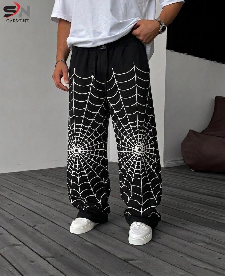 New stylish osm baggy stylish printed trouser for men's soft and comfortable febric