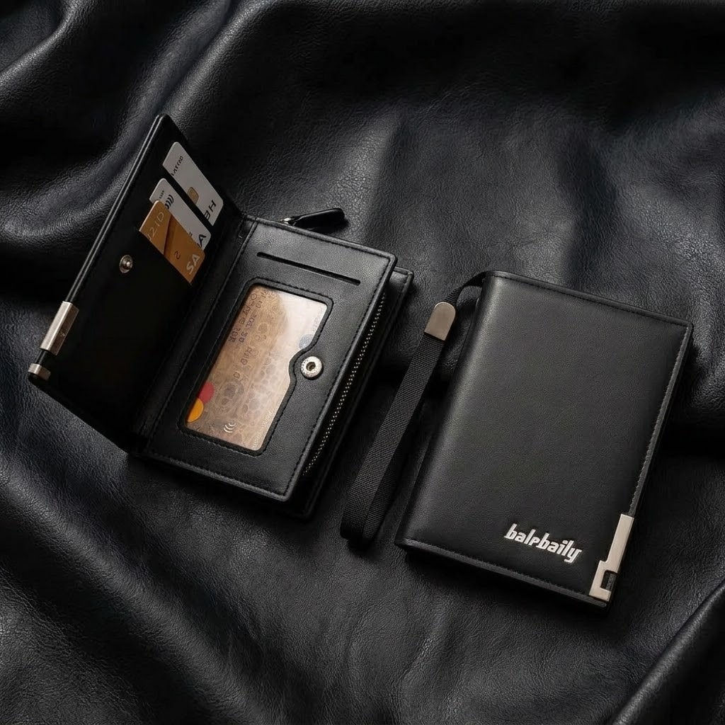 Balebaily Short Wallet For Men & Women /PU Leather Wallet & Card Holder Wallet For Men & Women