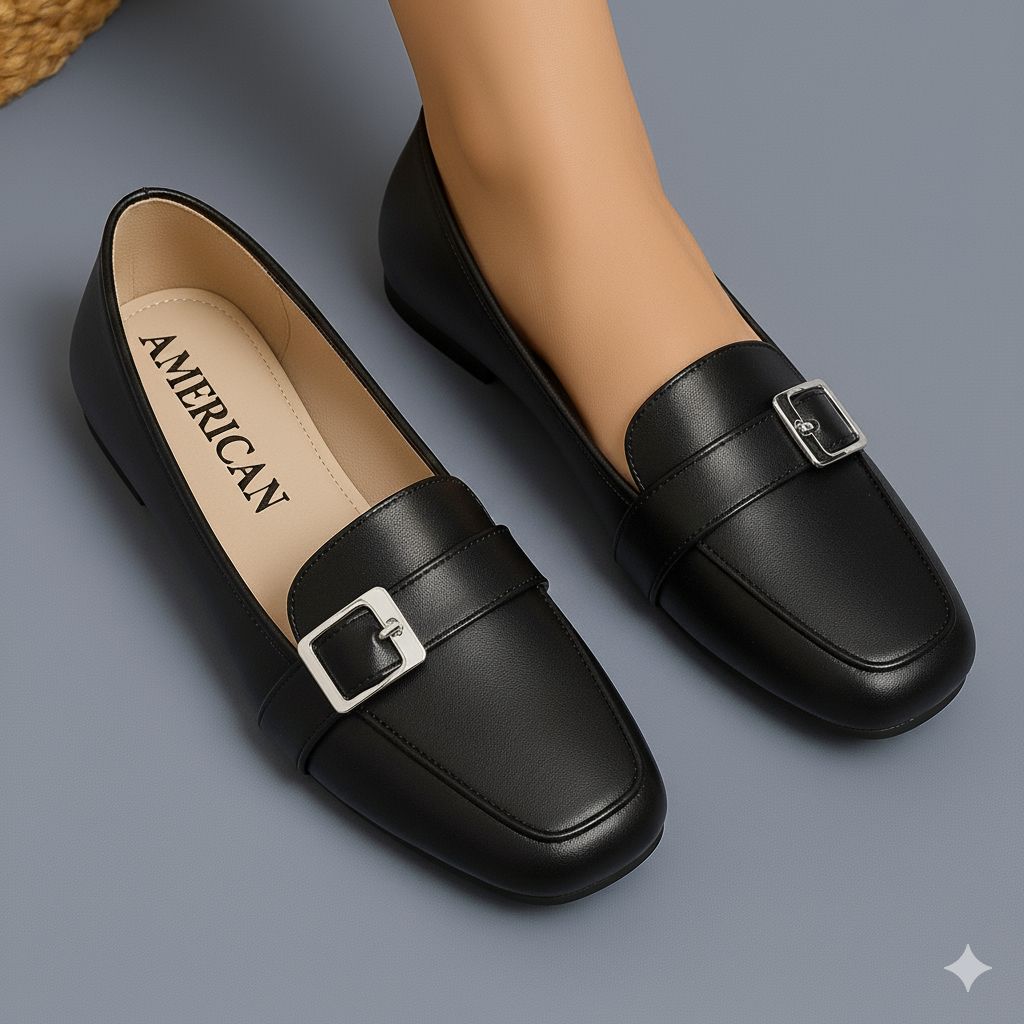 Women Flat Loafers & Moccasin Shoes Winter Ballet Flat Pumps & Loafers