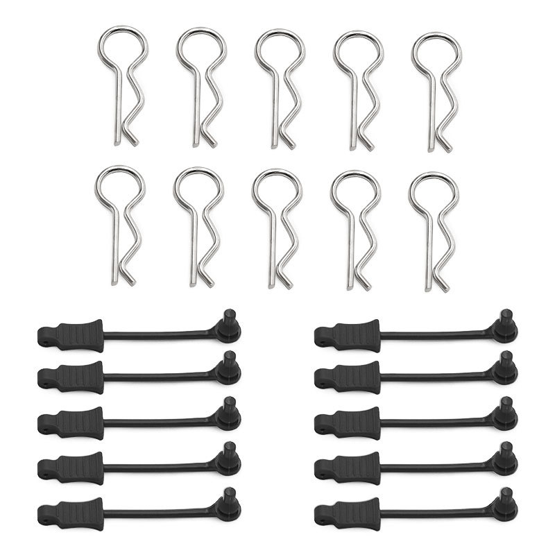 10PCS New RC Crawler Car R-Type Body Clips Replacement Parts for 1/10 1/12 1/14 TRAXXAS ARRMA