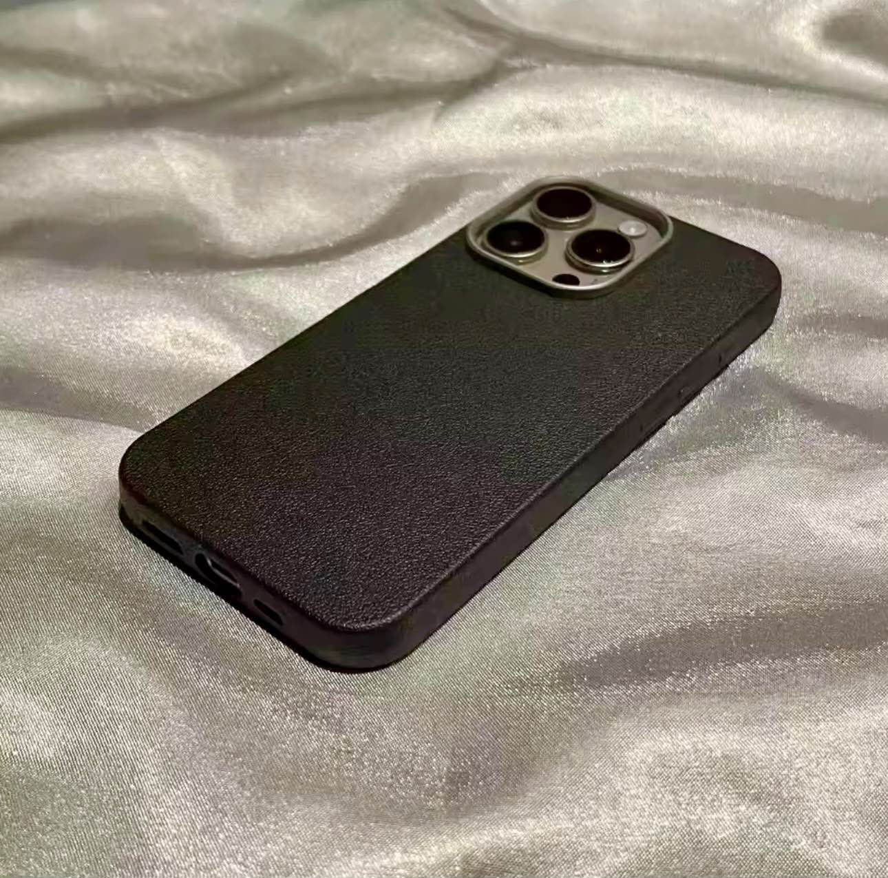 New Luxury Leather Case With Camera Lens Protection Technology