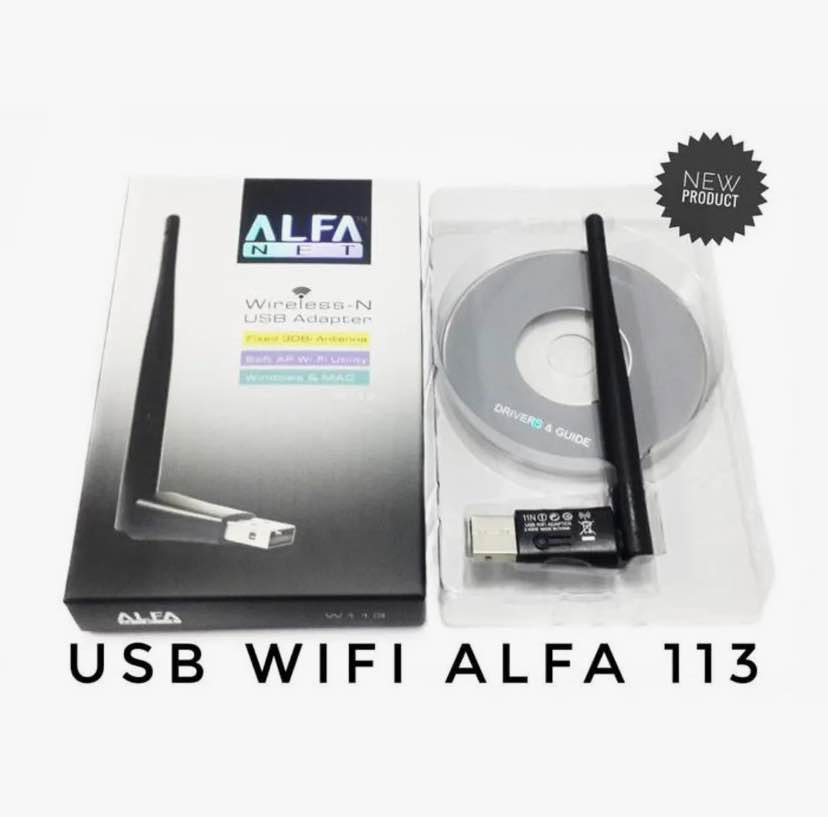 Alfa wifi Catcher  Antenna with DVR and Receiver plug and play