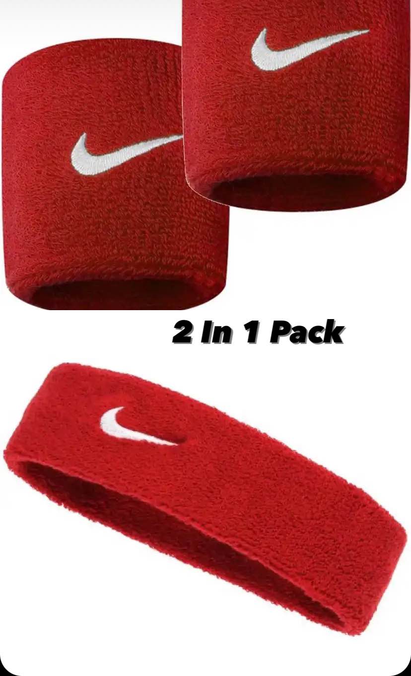 SPORTS HEAD BAND AND WRIST BAND FOR MEN AND WOMEN ,SWEAT-BAND HEAD-BAND WRIST-BAND SET TENNIS COURT SPORTS RUNNING TRAINING