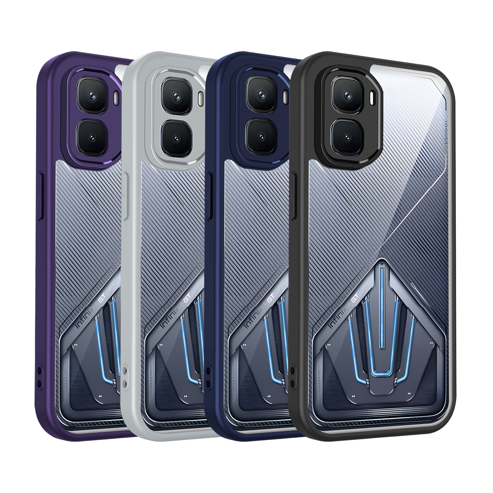 For Infinix GT 50 Pro Case Infinix GT 50 Pro Case X6891 Cover Cushion Shockproof Silicon Bumper Clear Matte Back Cover Hard