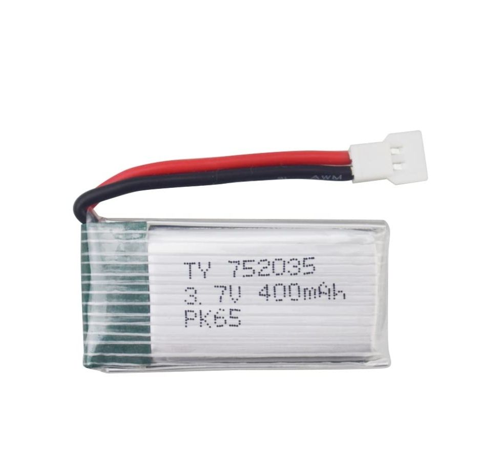 RC Fighter Jet Battery 3.7V 400mAh Rechargeable Lithium Battery for RC Airplane / RC Jet Toy