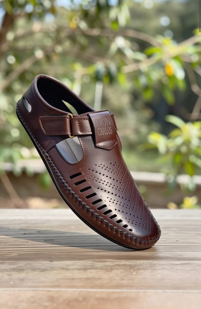 Premium Men's Summer Sandals Black | Stylish Closed Toe Casual Sandals | Lightweight Breathable Soft Sole Comfortable Daily Wear Shoes
