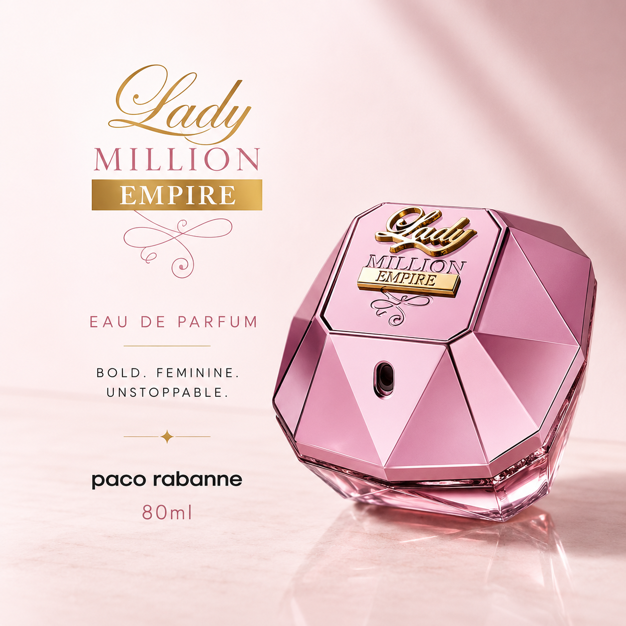 Paco Rabanne Lady Million Empire Eau de Parfum for Women – 80ml Pre-Order/Promise to Sell - Order subject to confirmation & cancellation