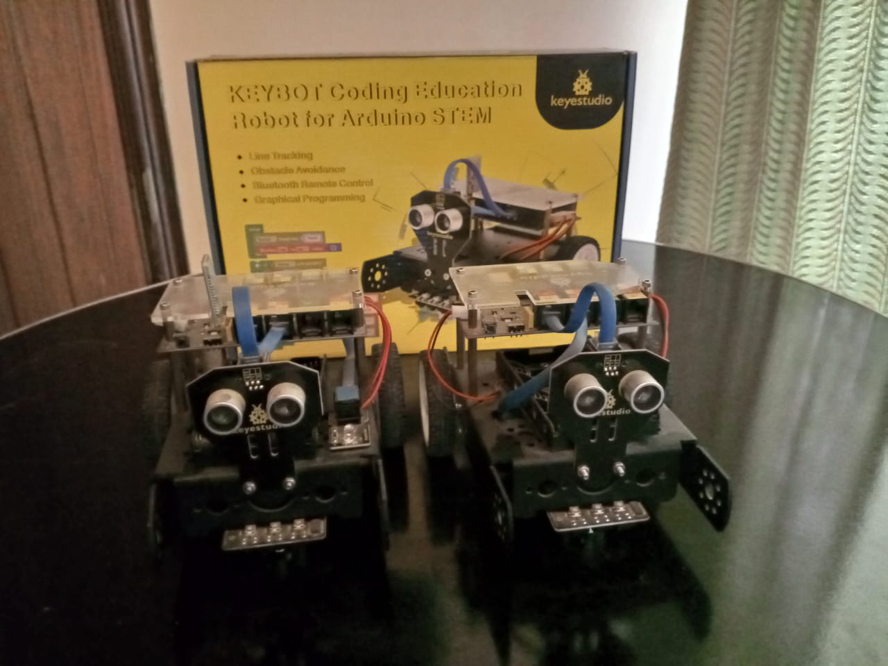 Keyestudio KEYBOT Programmable Education Robot Car Kit + User Manual For Arduino Graphical Programming