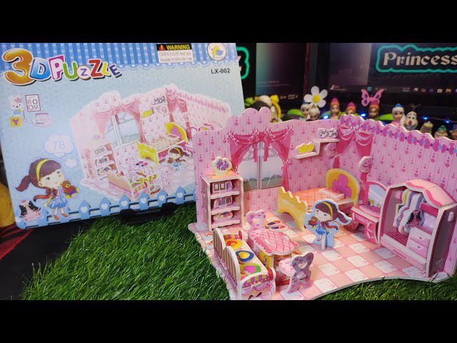 3D Educational Puzzle Toy- | Cardboard Diy Jigsaw Puzzle | Model Building Kit | Best Learning Paper Craft House Series