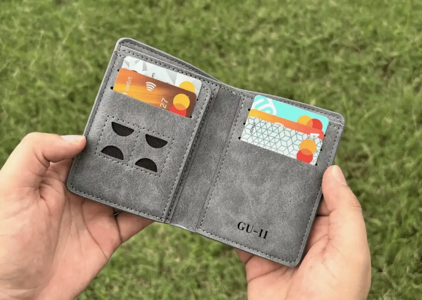 Premium PU Leather Slim Bifold Wallet for Men – Quick Card Access, Compact Design Wallet for Men , Leather Wallet For Mens Premium Wallet for Men
