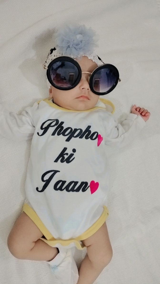 Phuphoo-Mamu-Khala Chahcu Romper for kids body suit for boy and girls