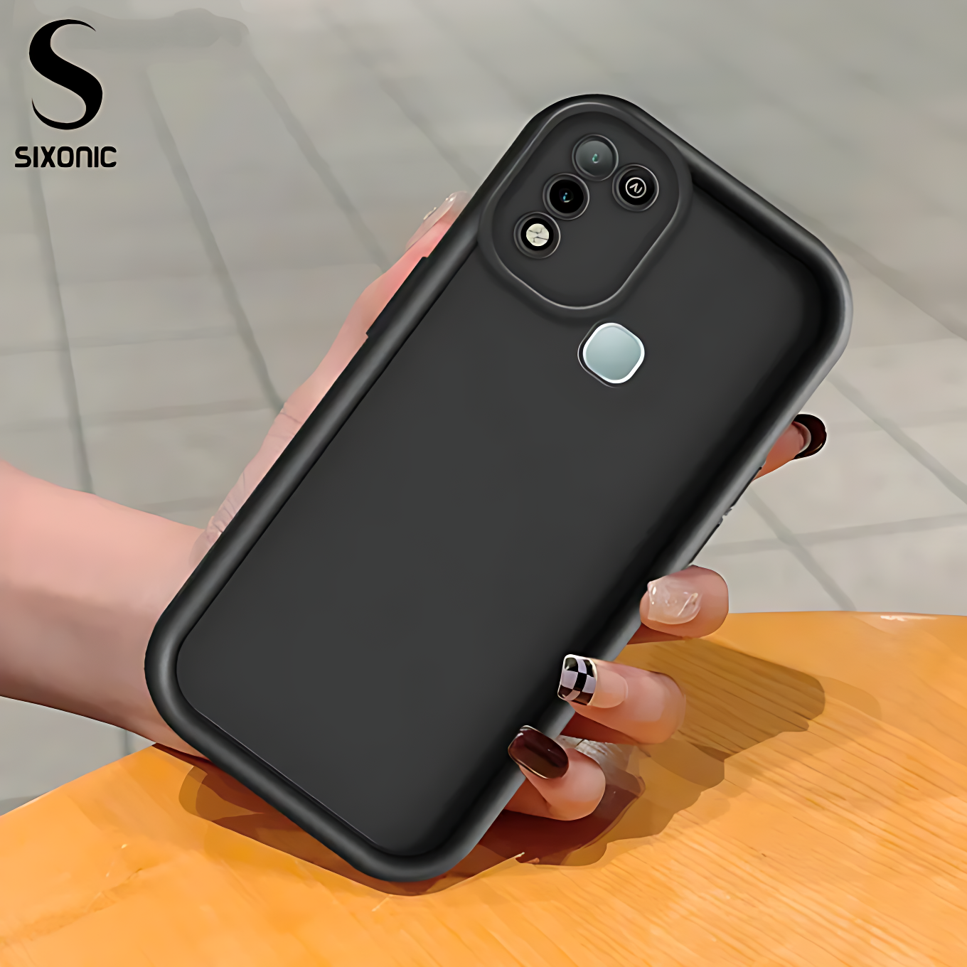 Sixonic Candy Silicone Cover For Infinix Hot 9 Play – Hot 10 Play – Hot 11 Play – Smart 5 2021 Cover Shockproof Camera Lens Protective Soft TPU Case Back Cover